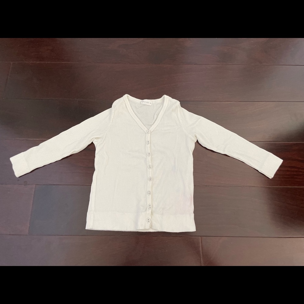 Jamie Kay basics long sleeve in white, size 4